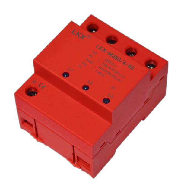 三相電源防雷模塊（18mm、帶燈）